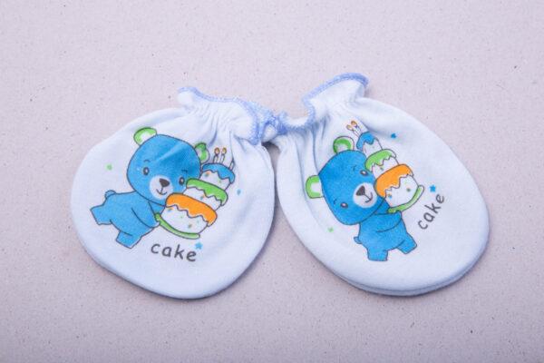 Bear & Cake Cuddle Mittens